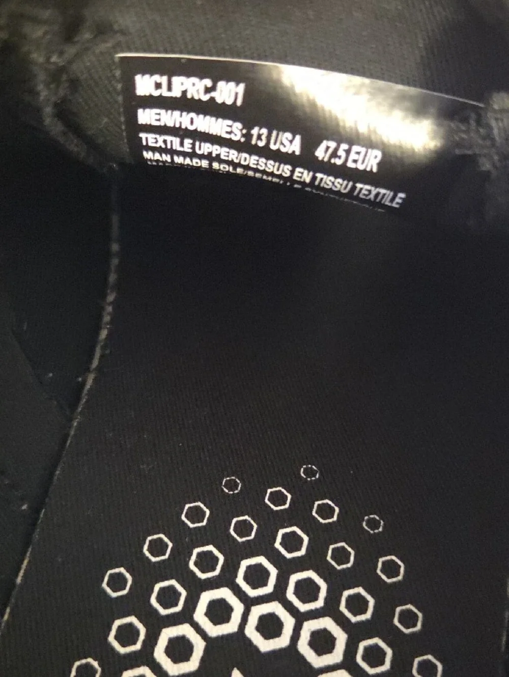 Lugz Men's Black Slip-On Canvas Shoes Size 13
